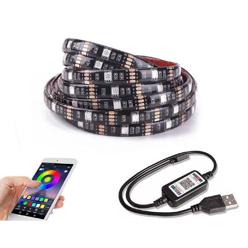GENERICO - Cinta Luz Led Tira Bluetooth App