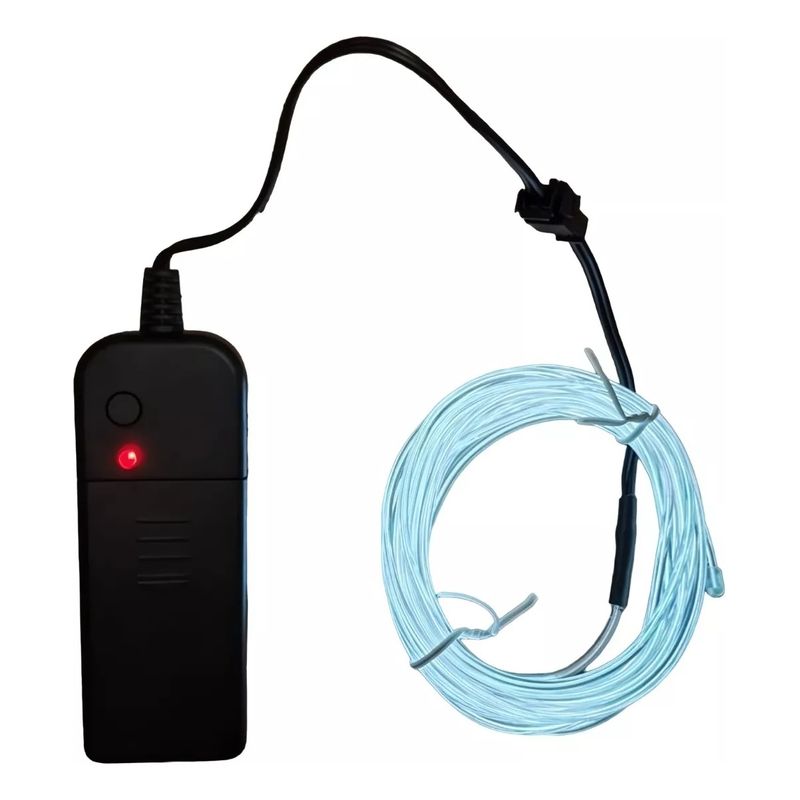 GENERICO - Hilo Tira Luz Led Neón Carro Moto Interior Rollo Flexible 3m