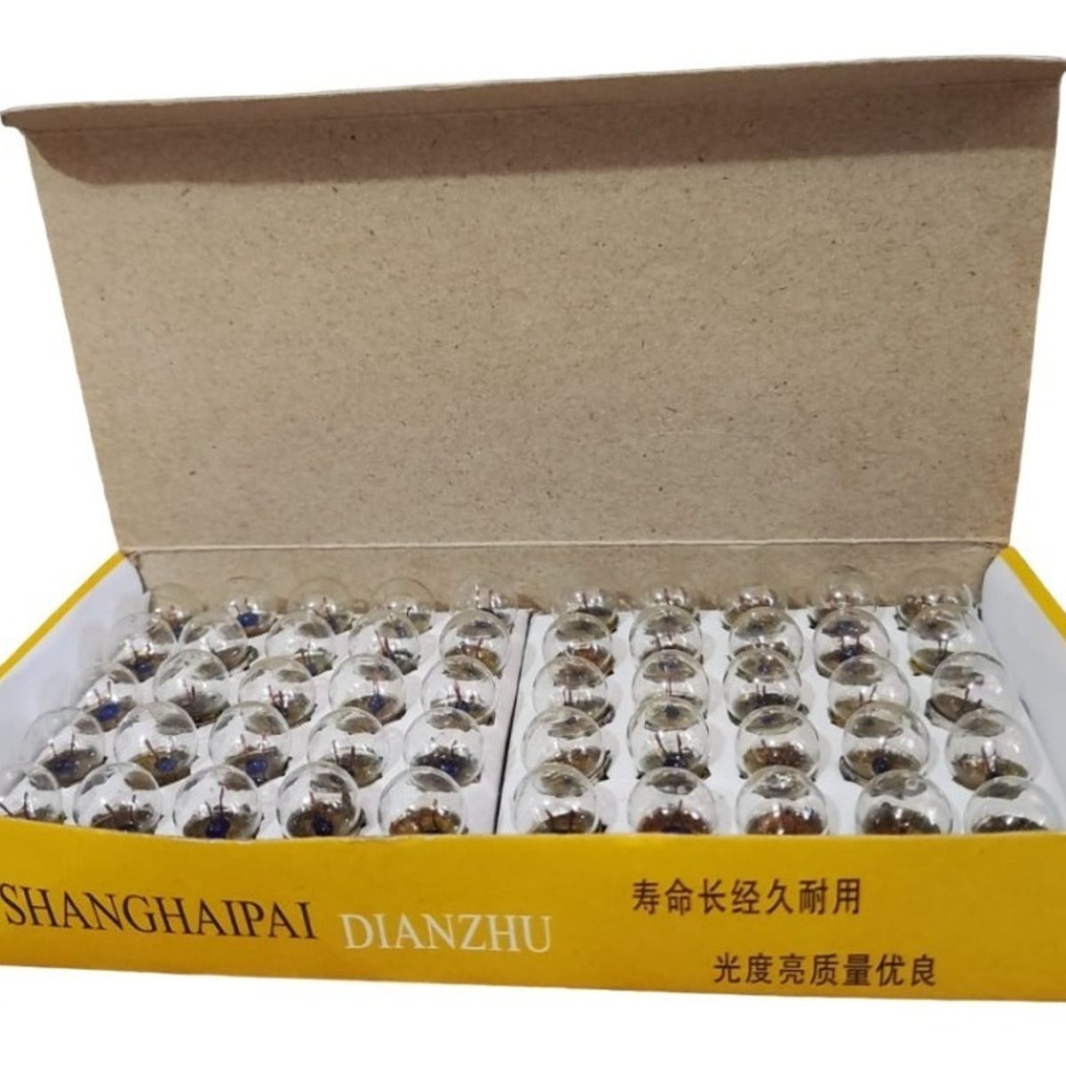 GENERICO - Mini Bombillo Maqueta Luz Amarilla Caja X50 Unidades