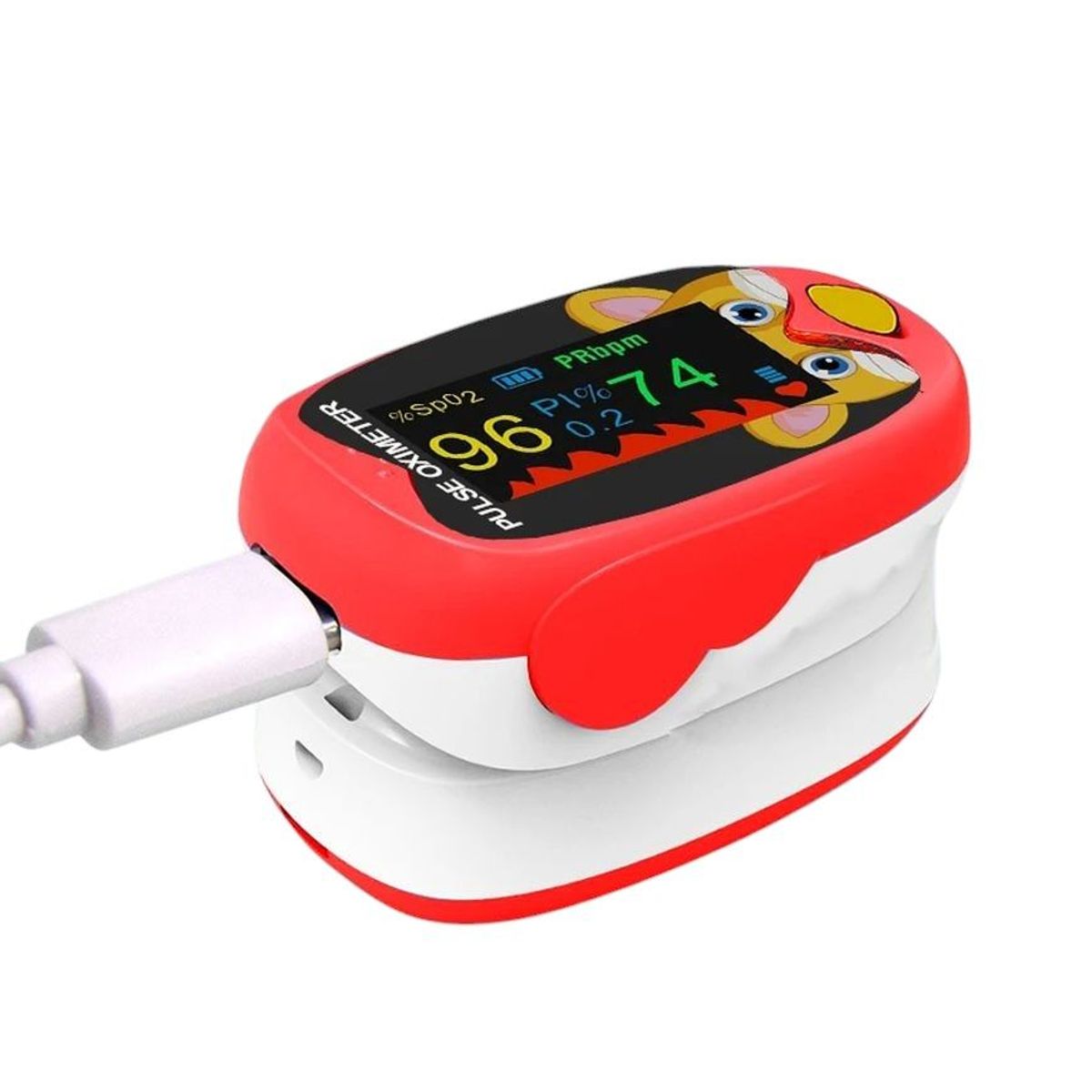 GENERICO - Pulso Oximetro Pediatrico Saturador Usb Recargable