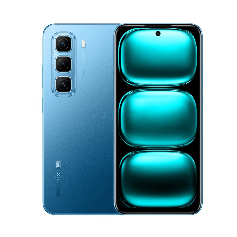 INFINIX - Celular Infinix Hot 50 5g Azul Nfc Dual 256gb Ram 8+8gb 5000 Mah