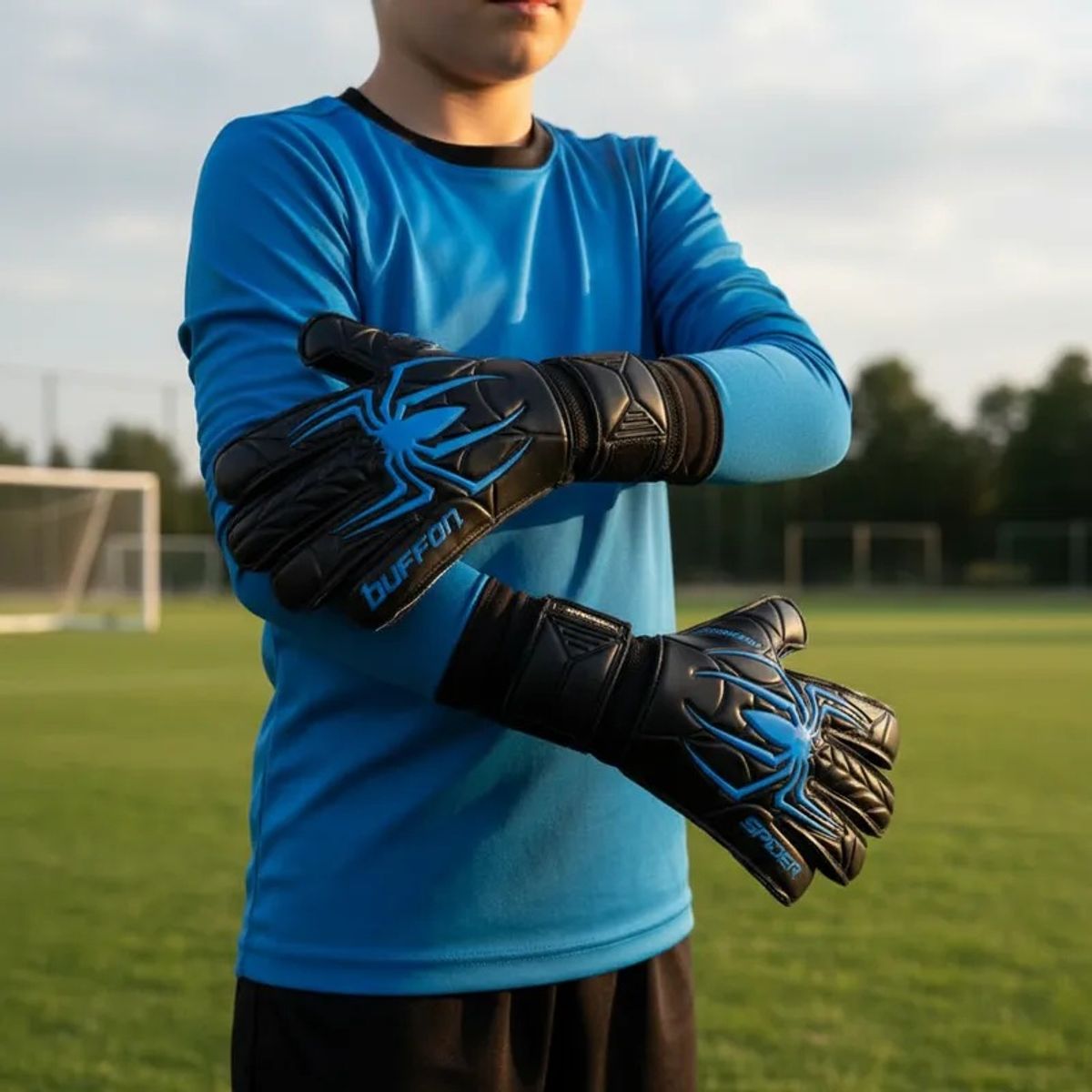 BUFFON - Guantes De Niño Fútbol Buffon Spider Competencia