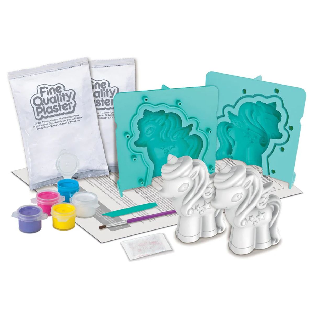 4M - Kit Creativo Para Moldear Y Pintar Unicornios 3d Para Niñas