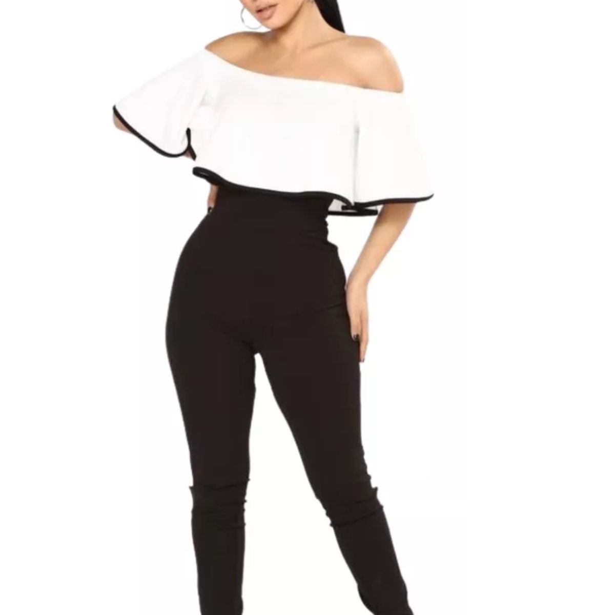 NEGRELI - ENTERIZO DE MUJER BICOLOR NEGRELI