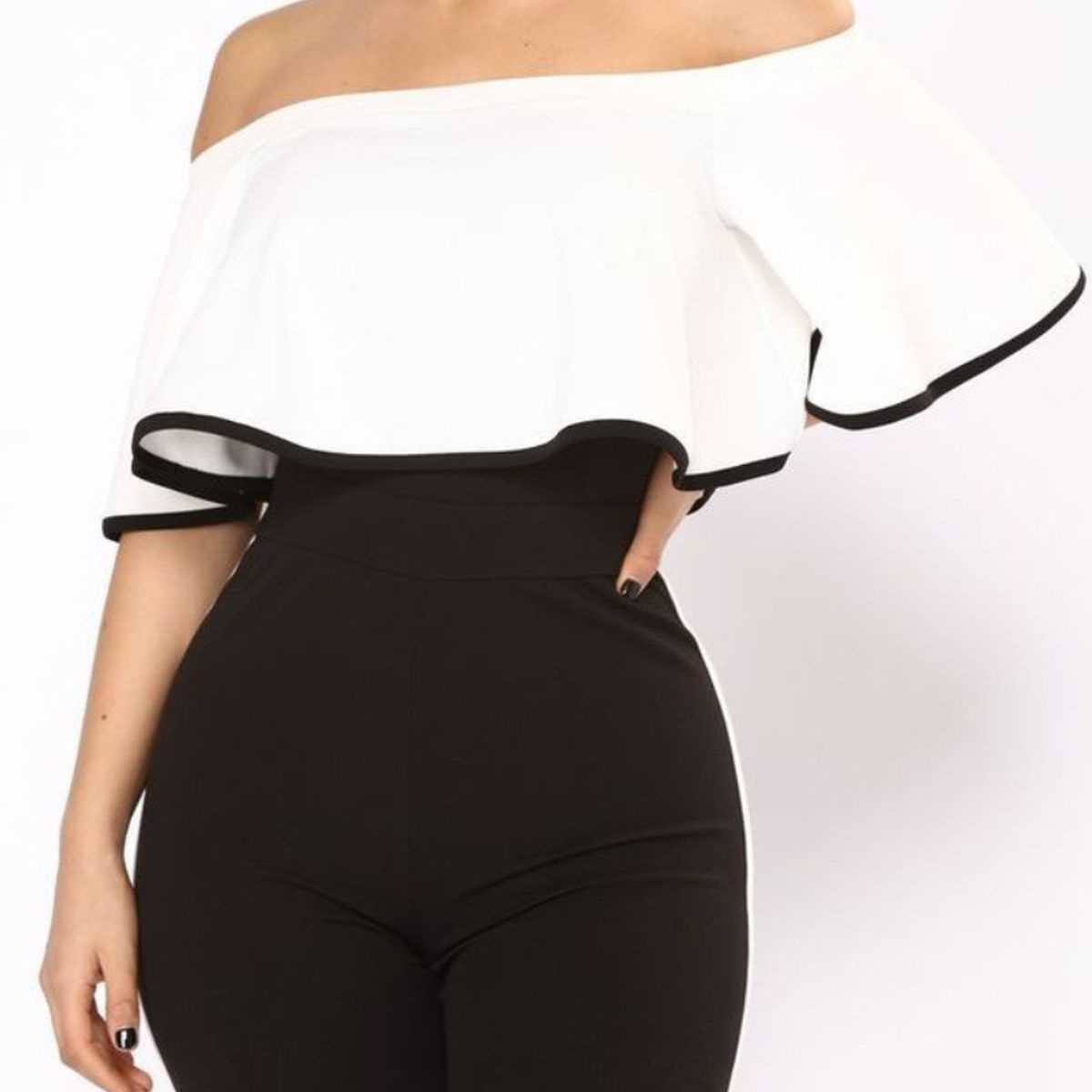 NEGRELI - ENTERIZO DE MUJER BICOLOR NEGRELI