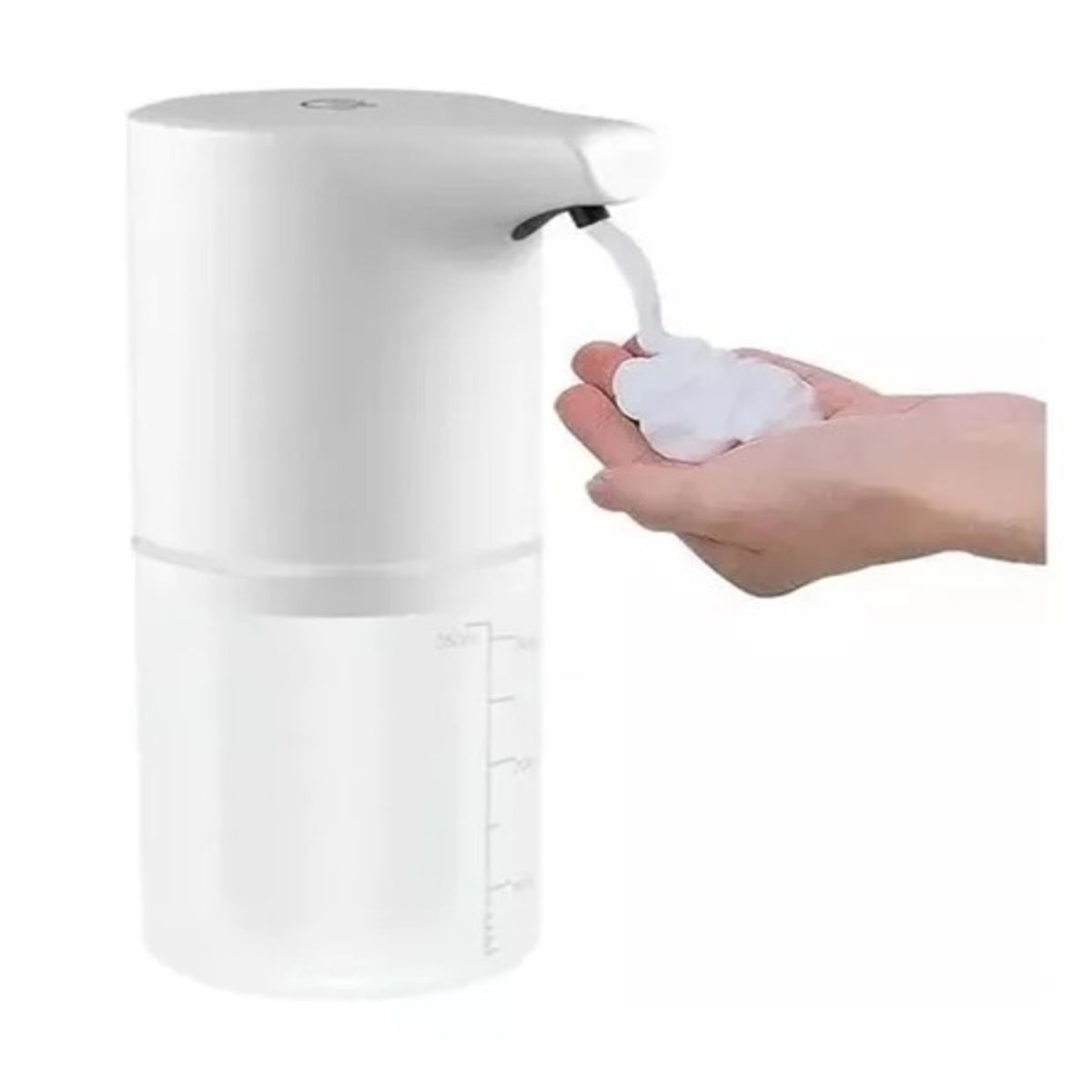 SEISA - Dispensador Inteligente De Jabón Líquido Y Alcohol Usb Color Blanco