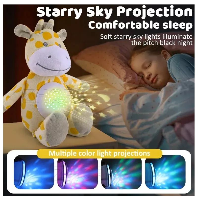 GENERICO - Peluche Muñeco Musical Y Con Proyector De Luces Estimulación