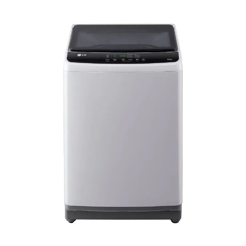 LG - Lavadora LG Carga Superior 9 Kilos WT9ELR Gris