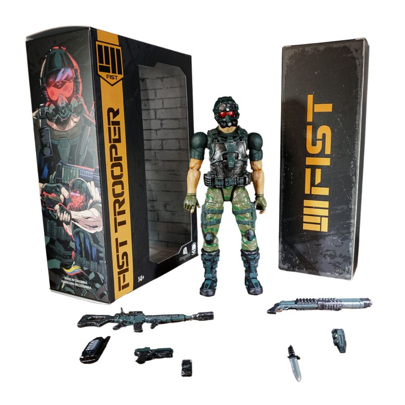 FIST - Figura De Accion Fist Trooper Articulado Con Accesorios