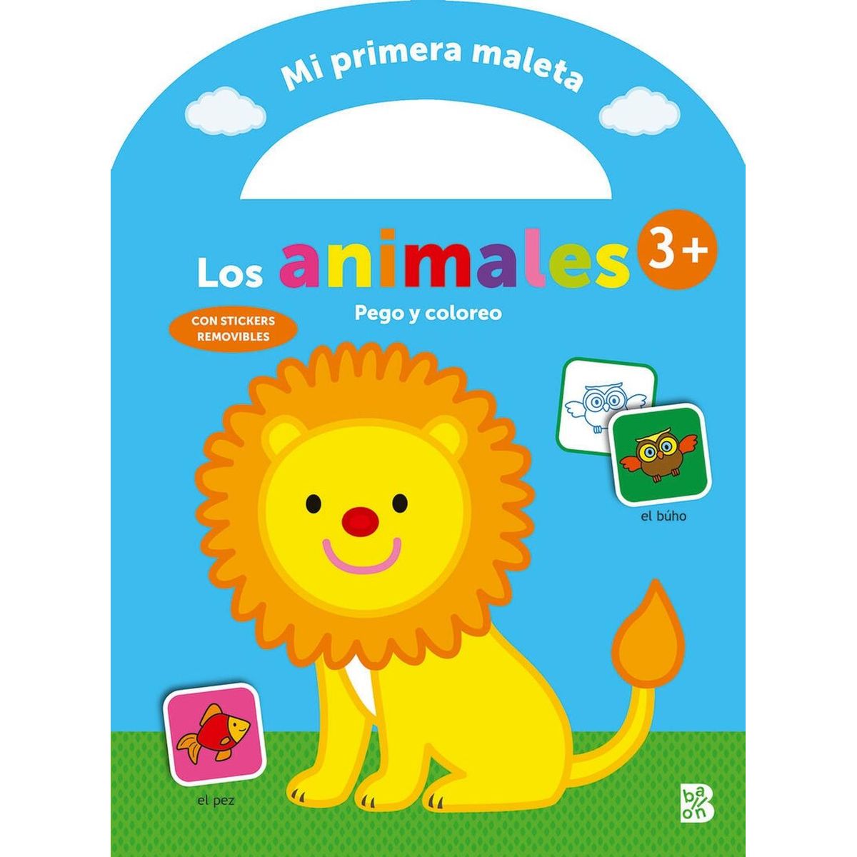 GENERICO - Los Animales. Pego Coloreo. Mi Primera Maleta