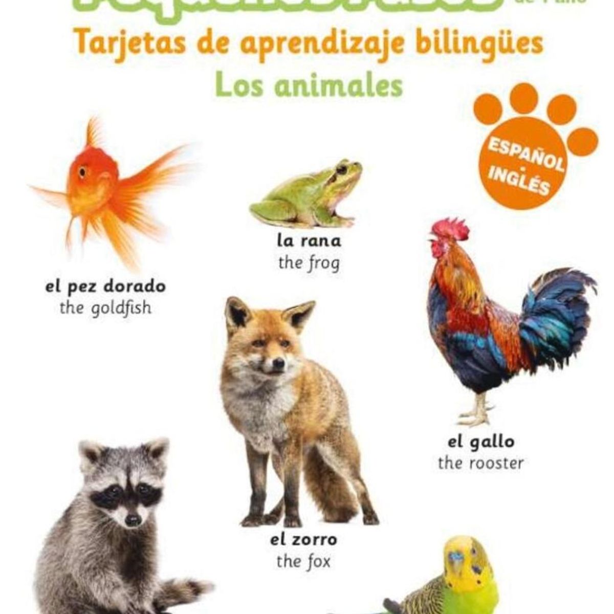 GENERICO - Tarjetas De Aprendizaje Bilingües. Los Animales 1+