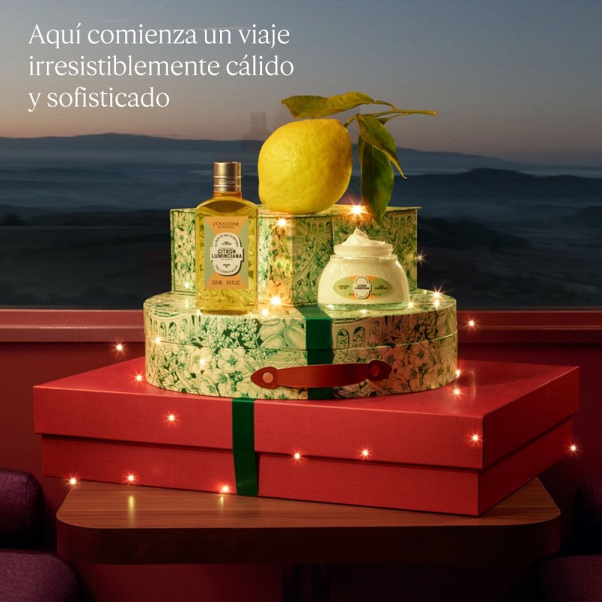 LOCCITANE - Aceite de Ducha Almendras Limón Luminciana 75ml