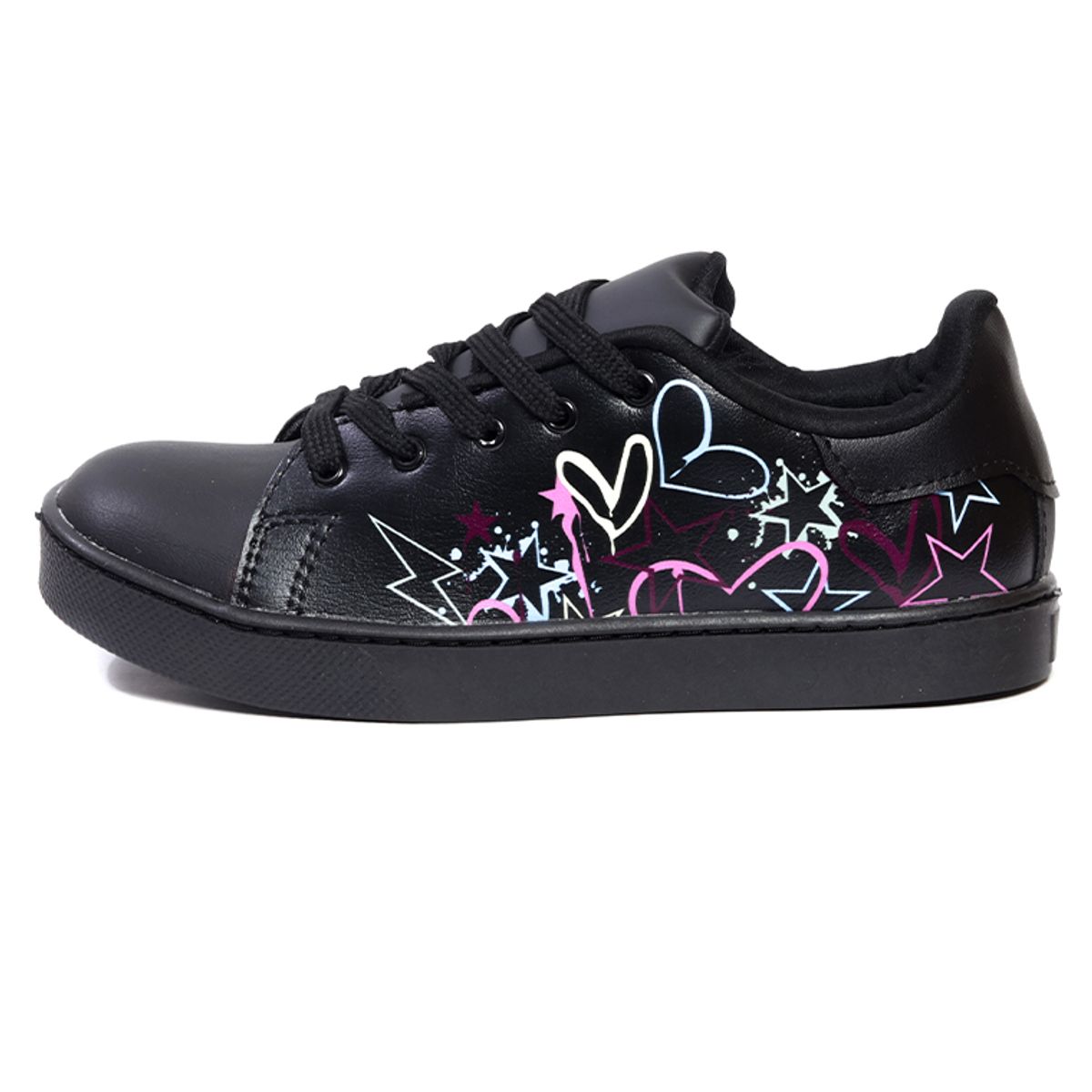 INCO - Tenis Mujer Negro INCO Estrellas