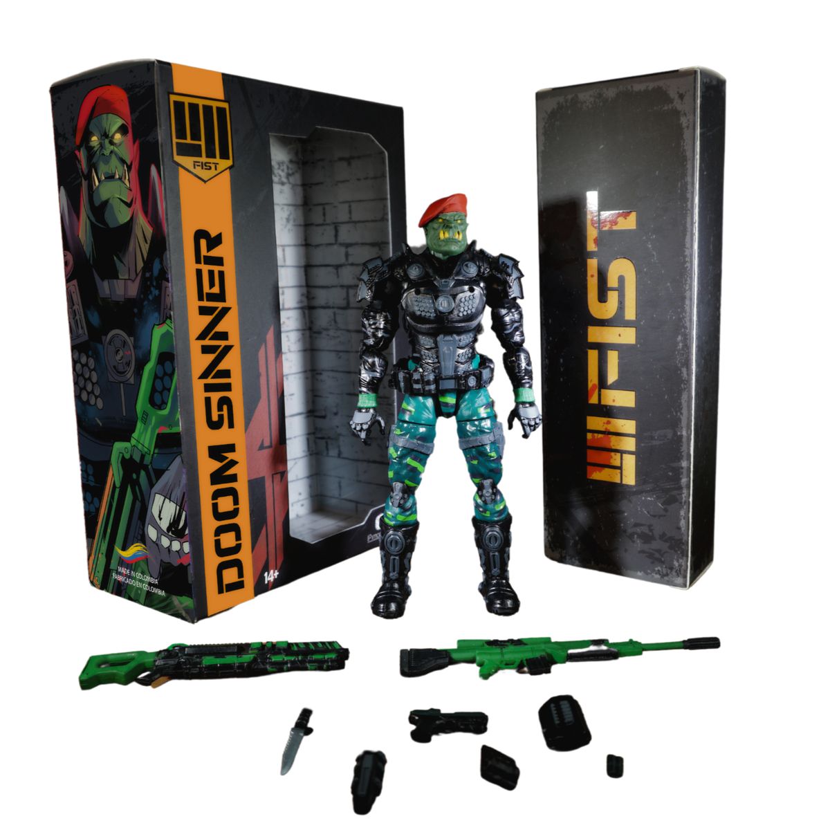 FIST - Figura De Accion Fist Doom Sinner Articulado Con Accesorios