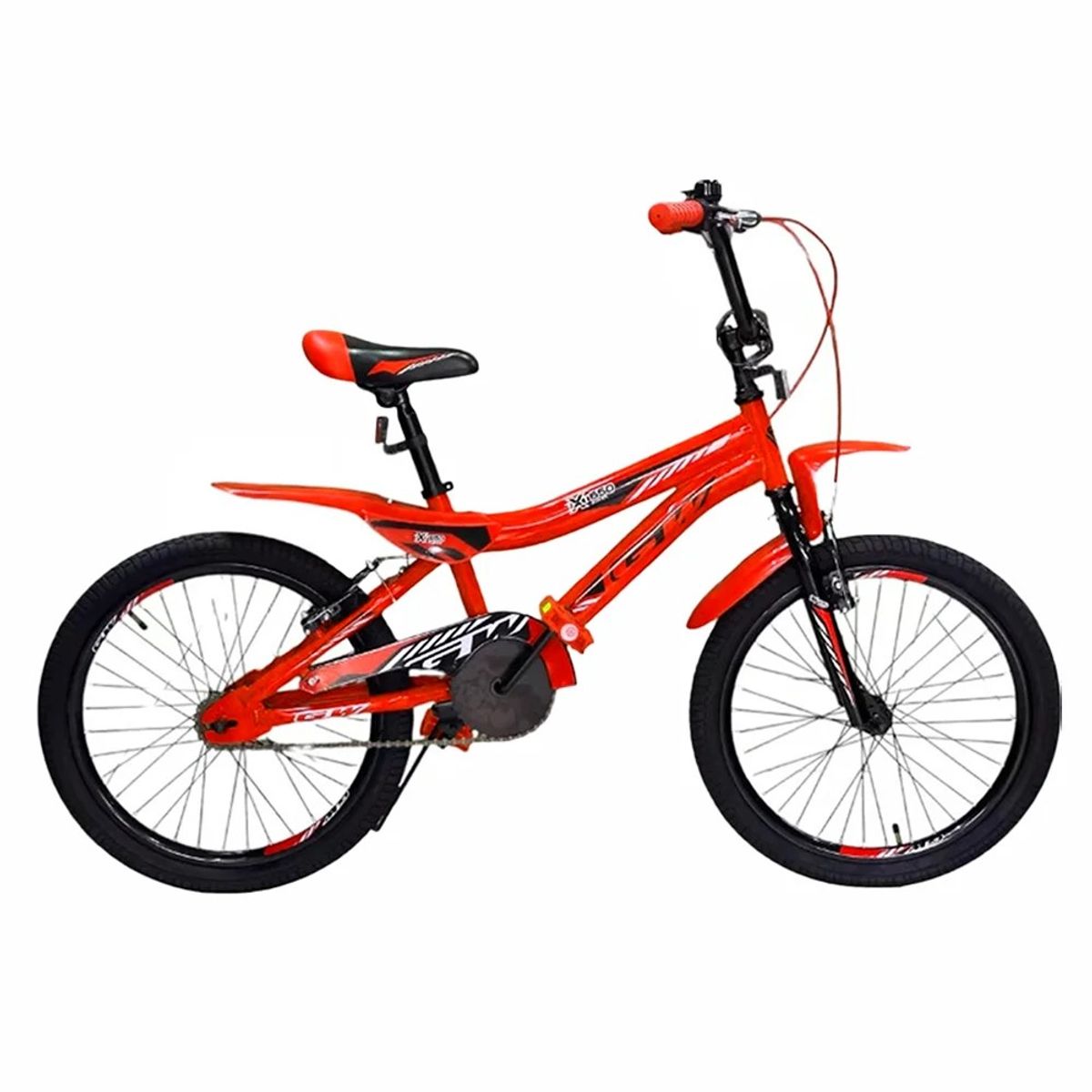 GW - Bicicleta para niños Gw Rin 20 TXT 650 6 a 8 años Rojo