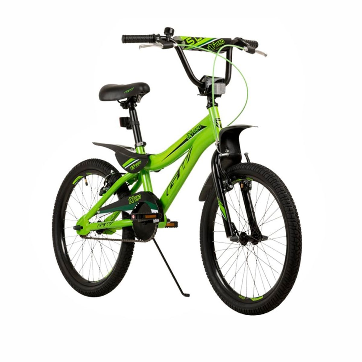 GW - Bicicleta para niños Gw Rin 20 Txt 650  6 a 9 años Verde