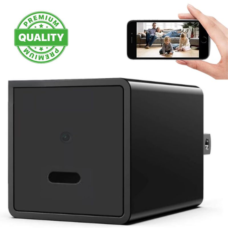 ONE PIXEL - Cargador Tipo C Con Cámara Espía Wifi Video Graba Con Audio