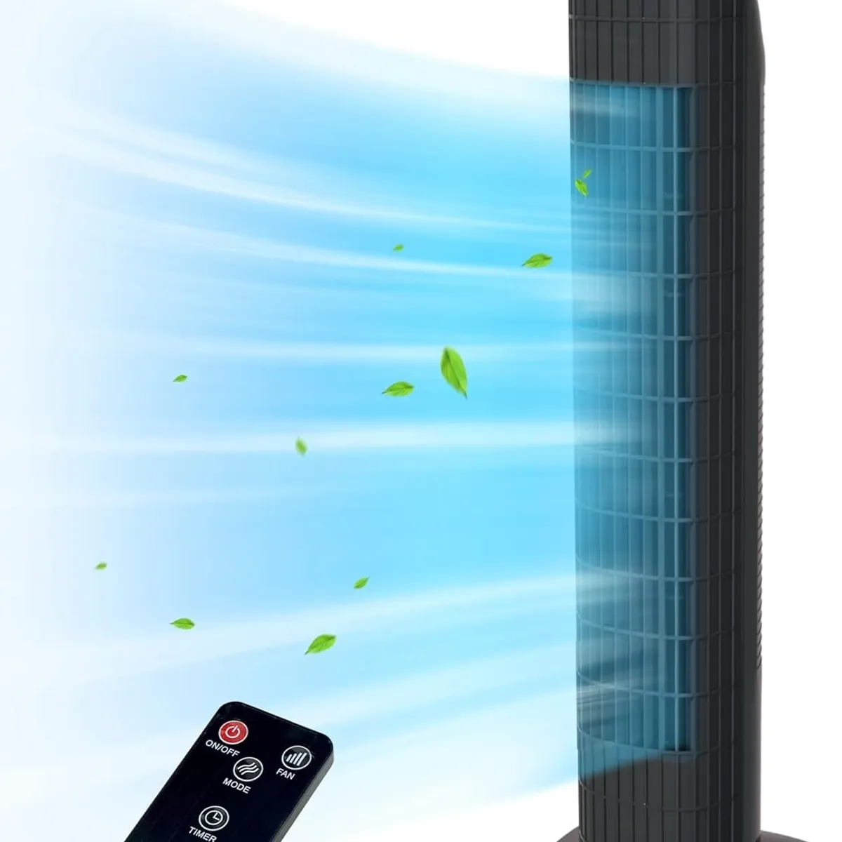 NEX - Ventilador de Torre Nex Ahorrador de Energía de 86 cm Negro