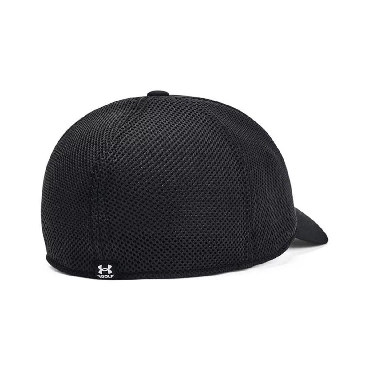 UNDER ARMOUR - Gorra Under Armour Isochill Driver Mesh-Negro/Blanco