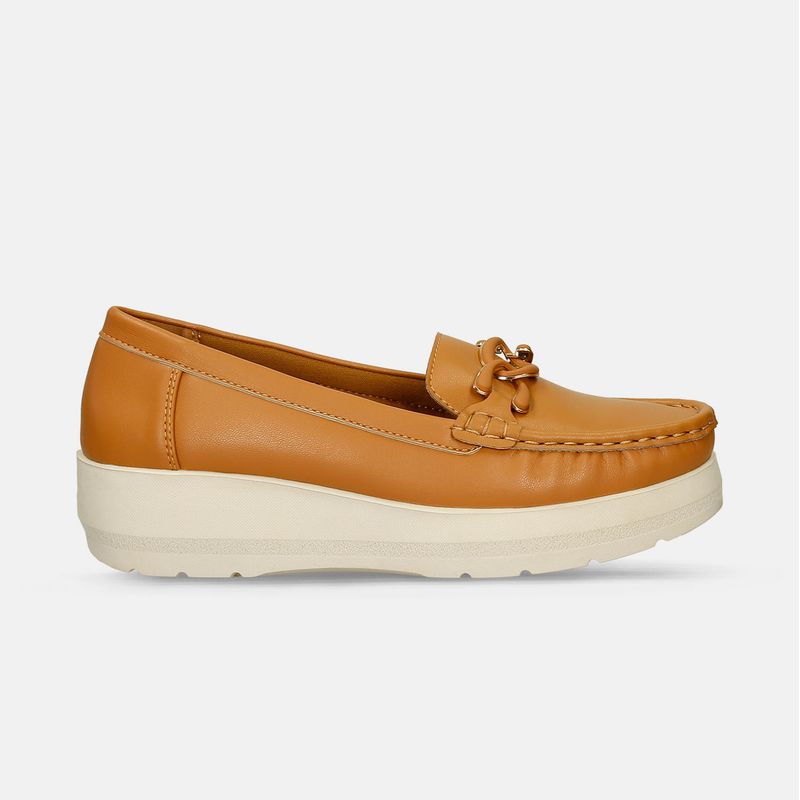 BATA - Mocasines Para Mujer Bata Comfit Camel Jemma Mara
