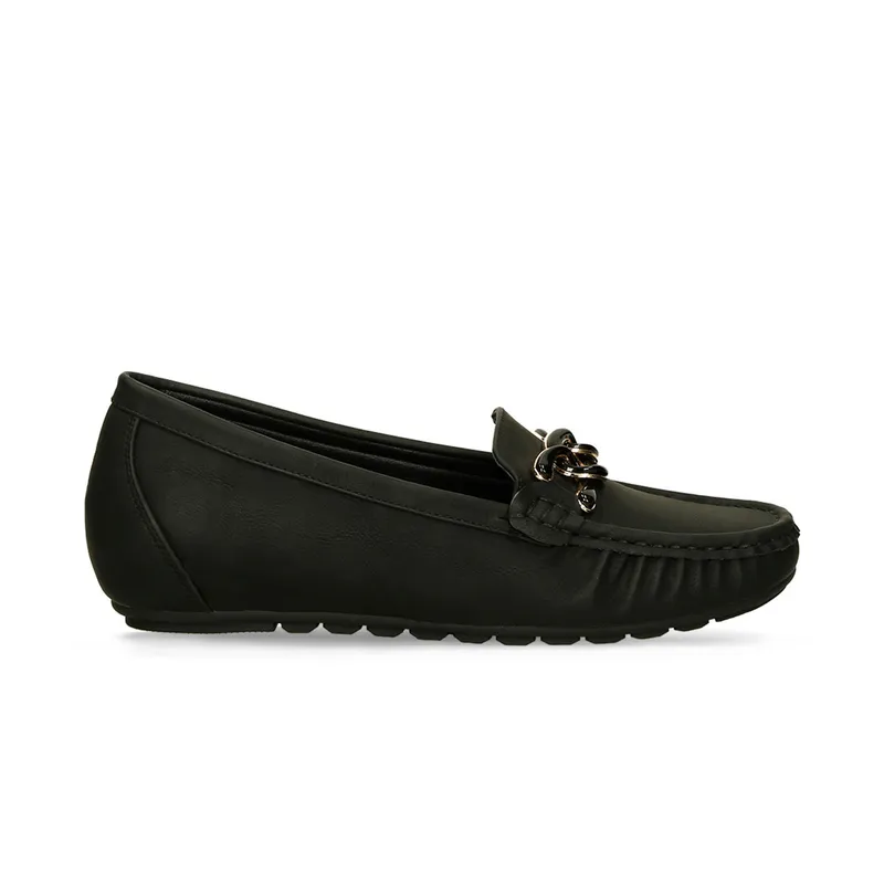 BATA - Mocasines Para Mujer Bata Comfit Negro Irma