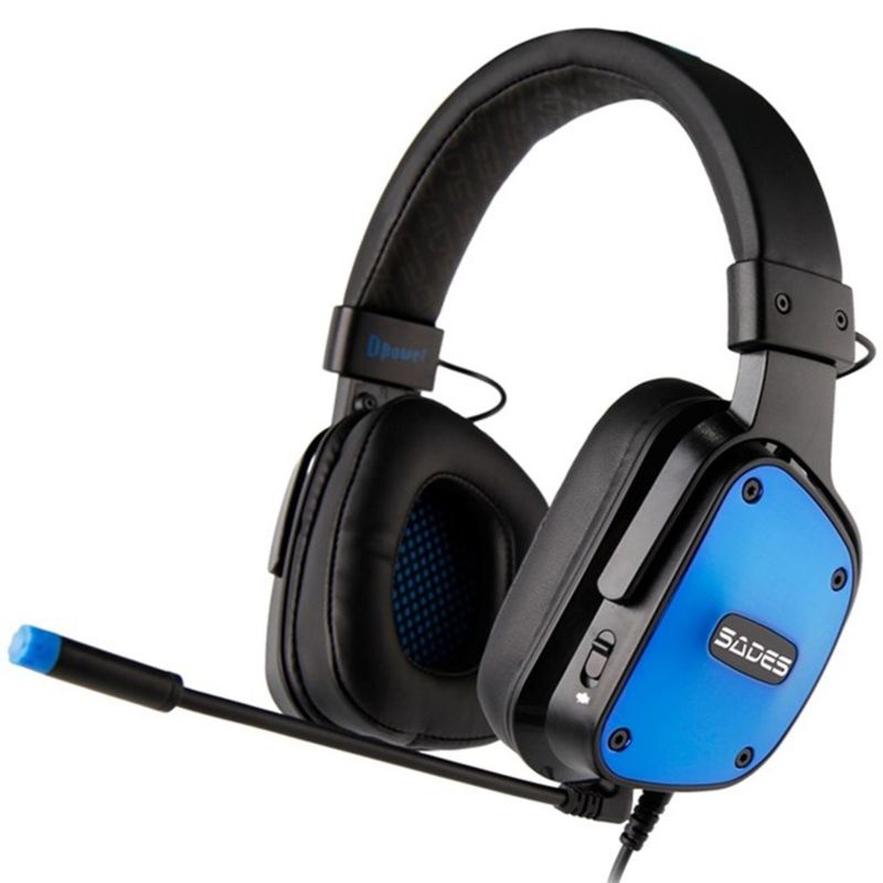 SADES - Audifonos Gamer Sades Dpower SA-722 Azul