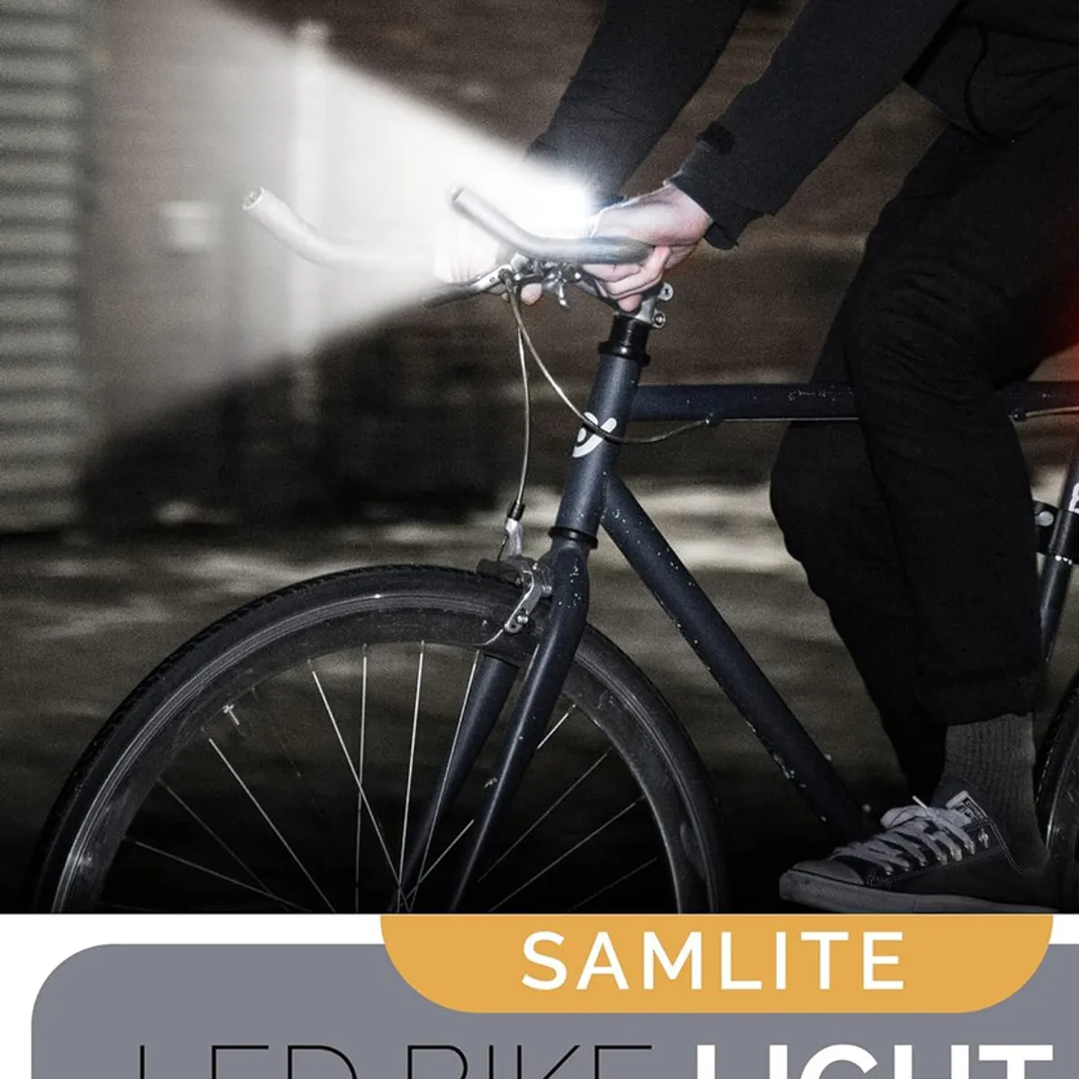 LITE - Luz Frontal Para Bicicleta 4.5 Volts 5 Leds 4 Modos