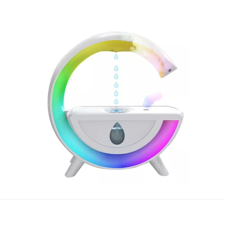 GENERICO - Humidificador Antigravedad RGB Creativo En Forma De G