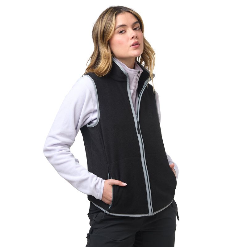 SANTANA - Chaleco Térmico Mujer Laguna de Tota Negro