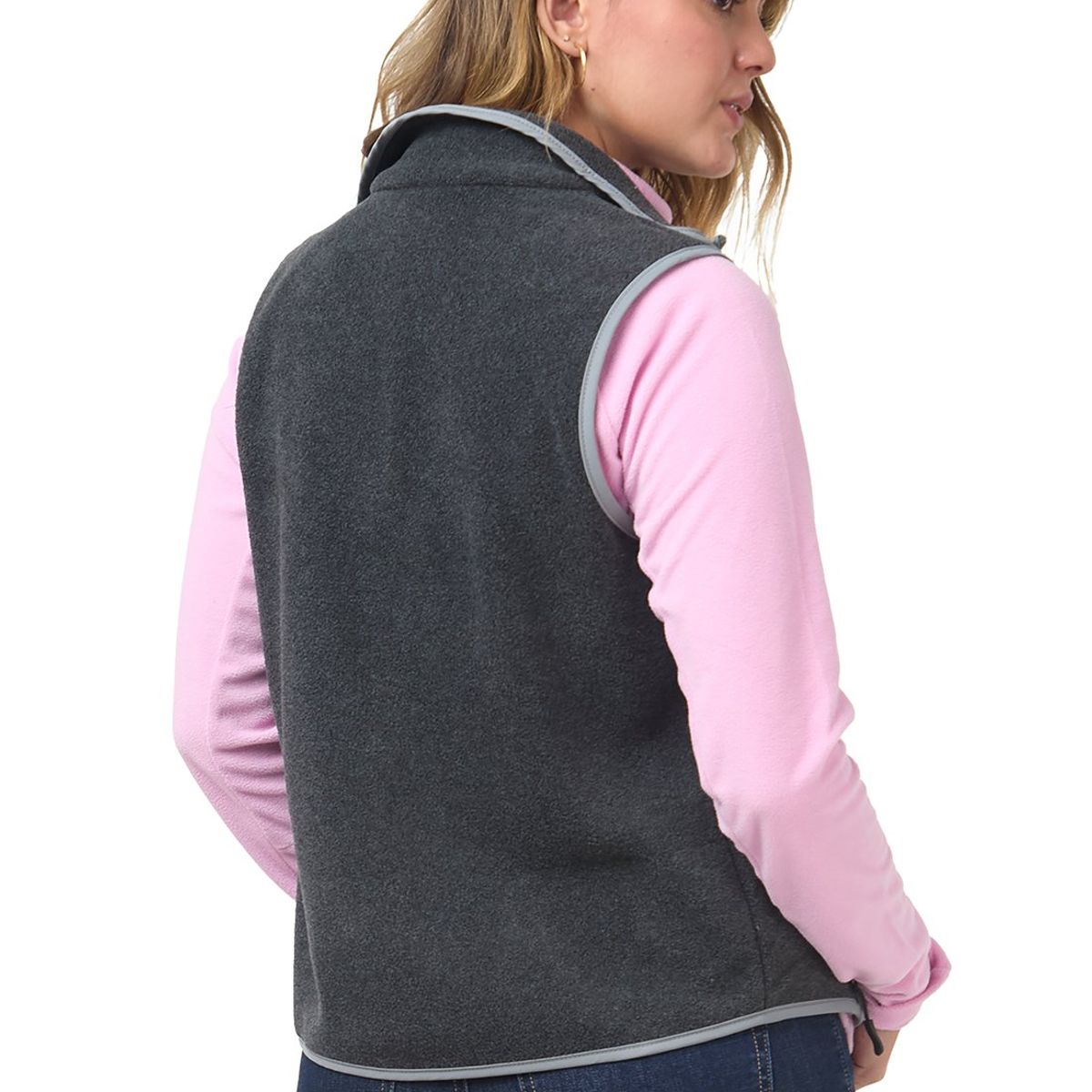 SANTANA - Chaleco Térmico Mujer Laguna de Tota Gris Oscuro