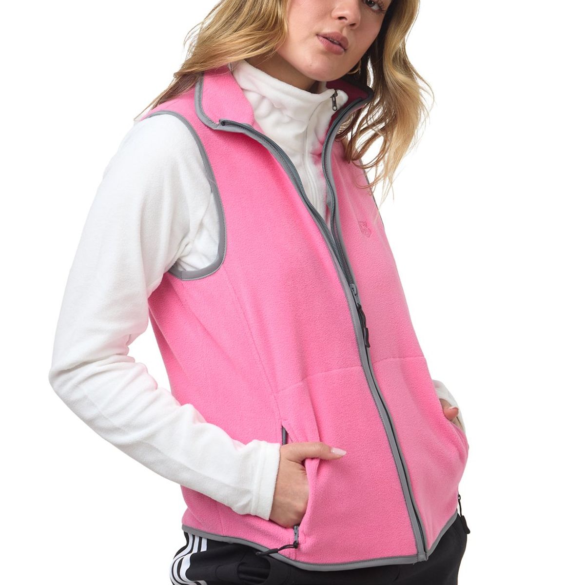 SANTANA - Chaleco Térmico Mujer Laguna de Tota Rosado