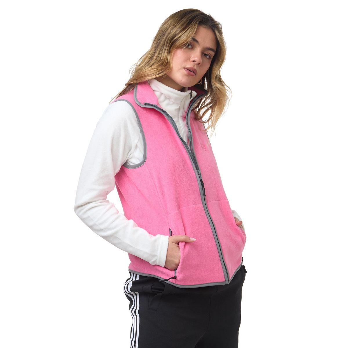 SANTANA - Chaleco Térmico Mujer Laguna de Tota Rosado