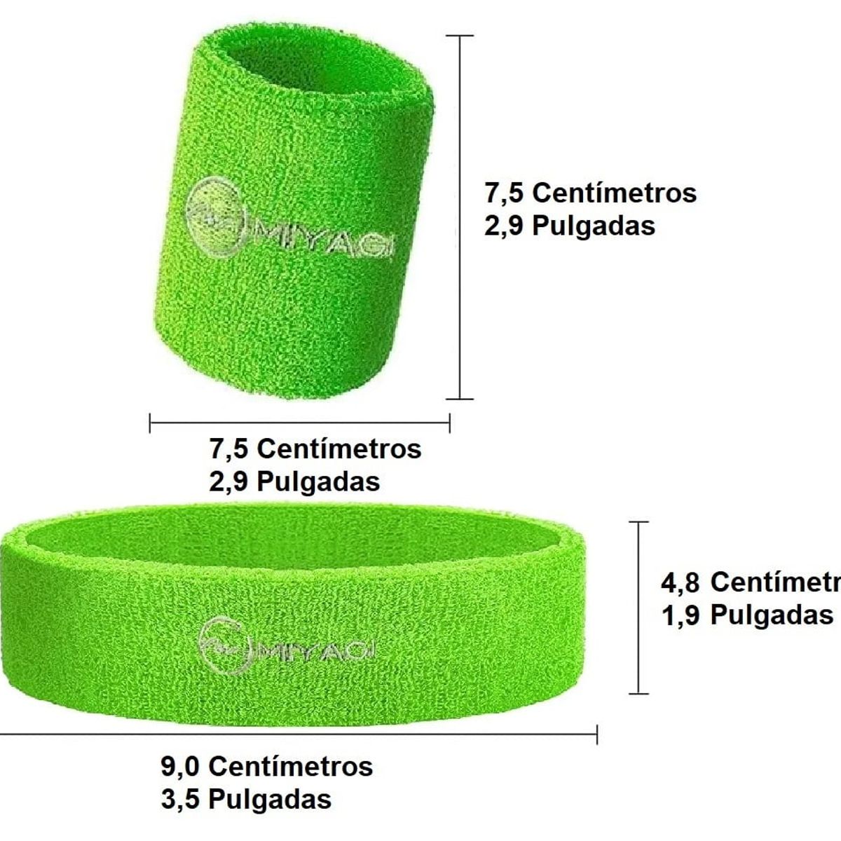 MIYAGI - Set Balaca Y Muñequera Miyagi Deportiva Gym Entrenamiento VD