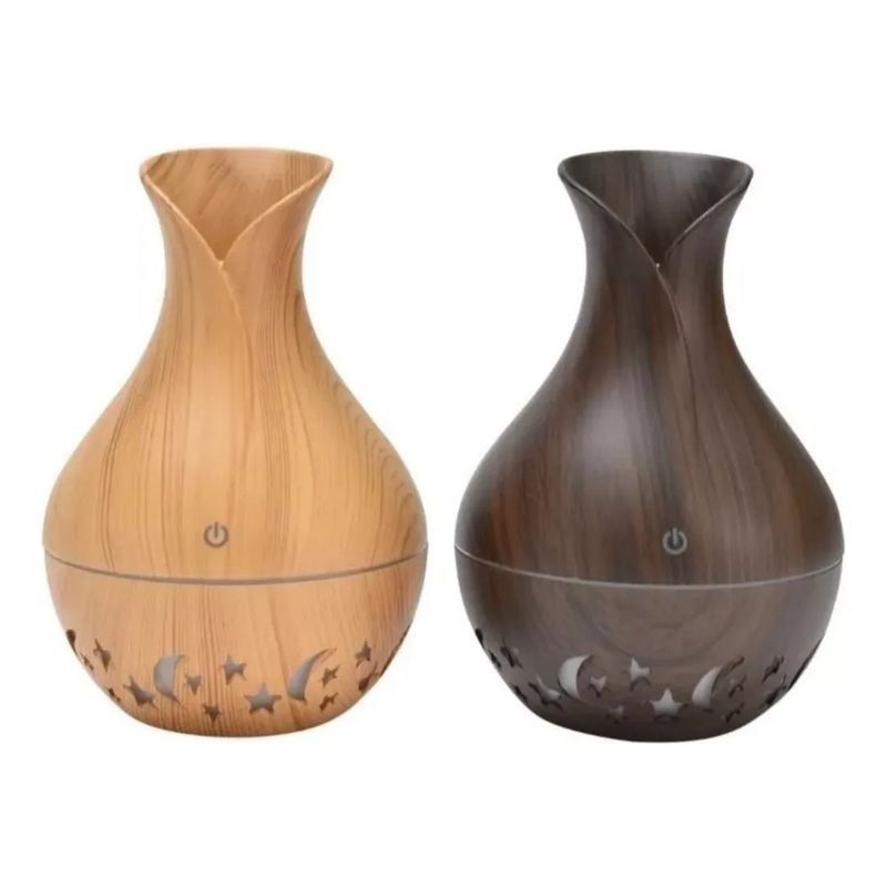 GENERICO - Difusor de aromas 130 ml humidificador madera