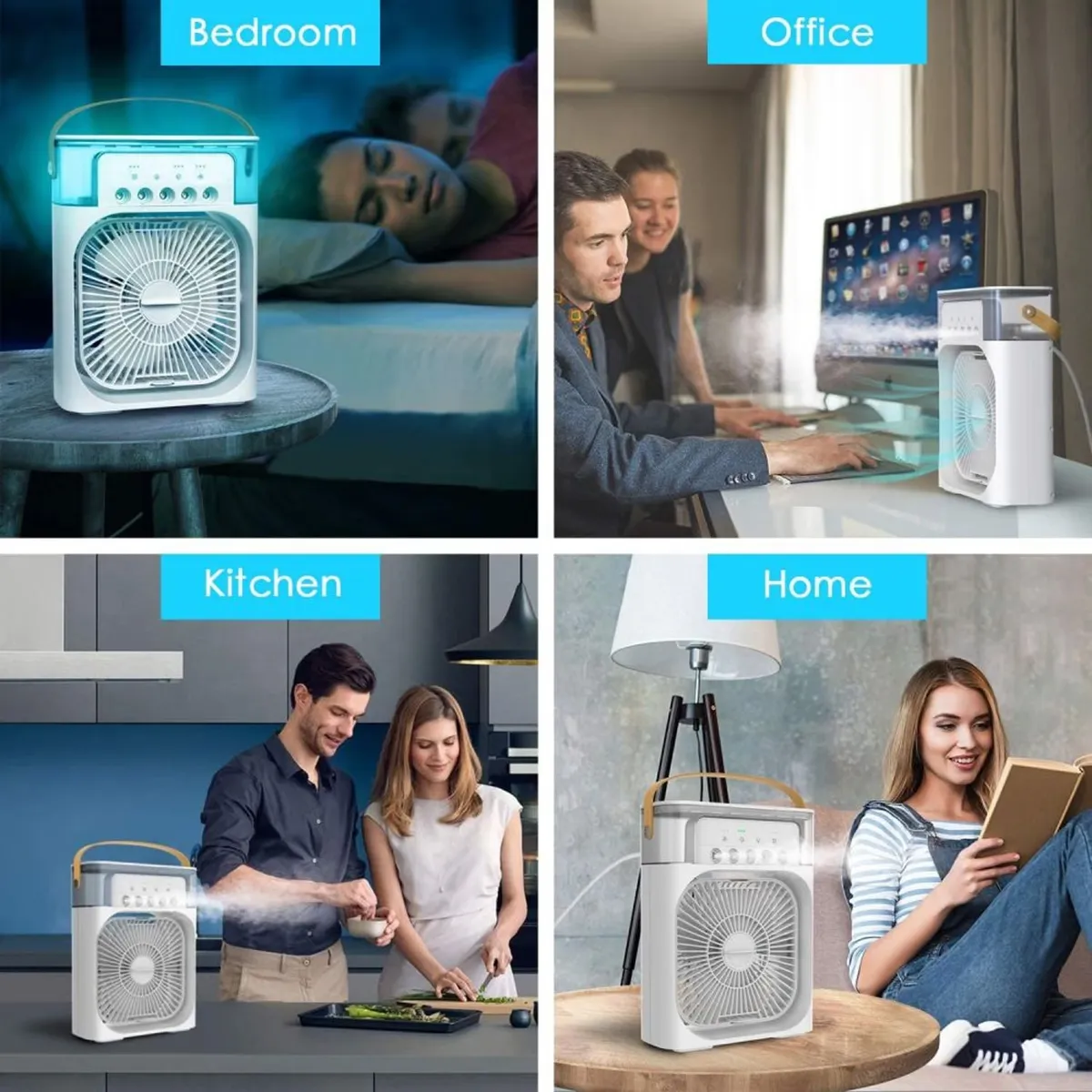 GENERICO - Aire Acondicionado Portatil Purificador De Ambiente 3 En 1