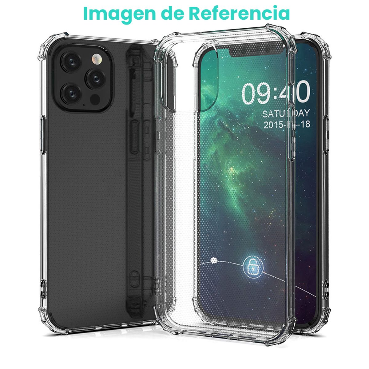 PHONETIFY - Funda Transparente Antichoque para iPhone 11 Pro Max