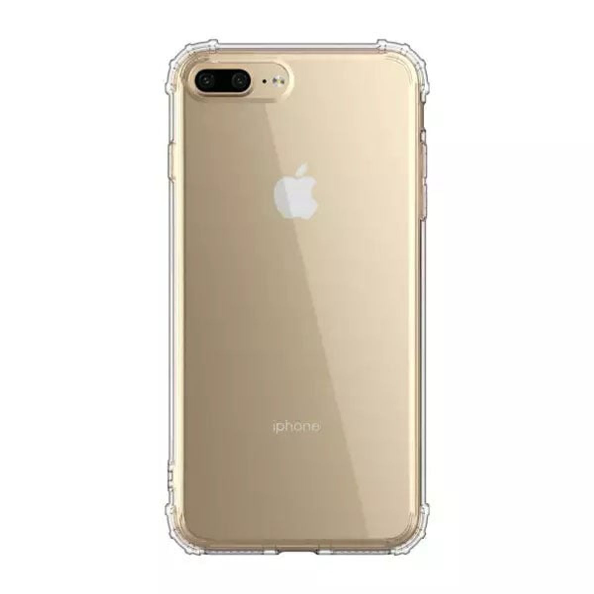 PHONETIFY - Funda Transparente Antichoque para iPhone 8 Plus