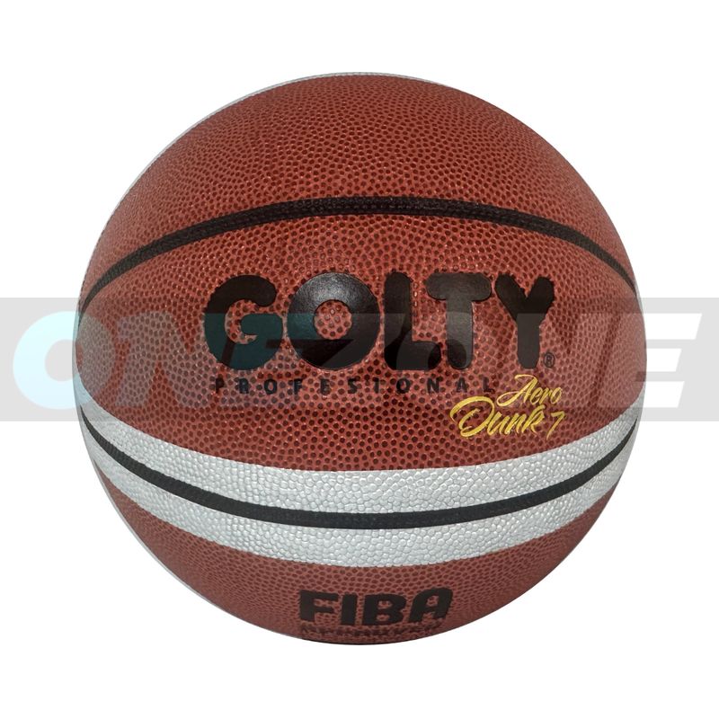 GOLTY - Balón De Baloncesto 7 Golty Aero Dunk Profesional Fiba