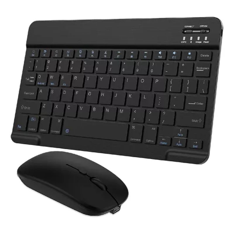 GENERICO - Teclado Para Pc Con Mouse Inalambrico Recargable Slim