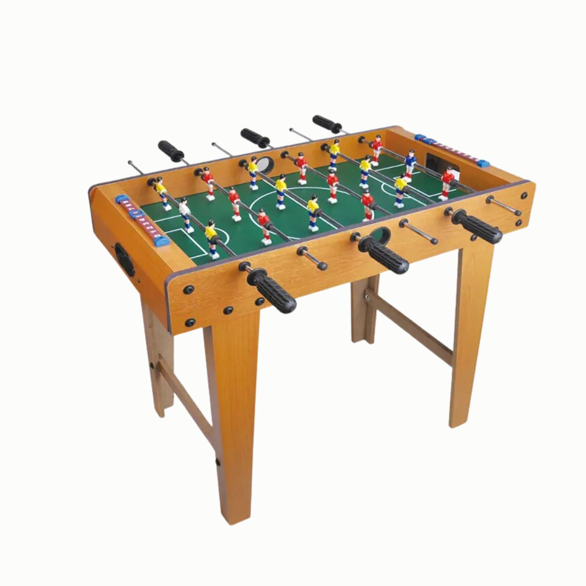 KIDSHOP - Futbolin Mesa Juego Madera Manijas Giratorias Interactivo