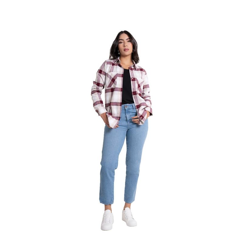 LEC LEE - Blusa Le?adora para mujer color vinotinto