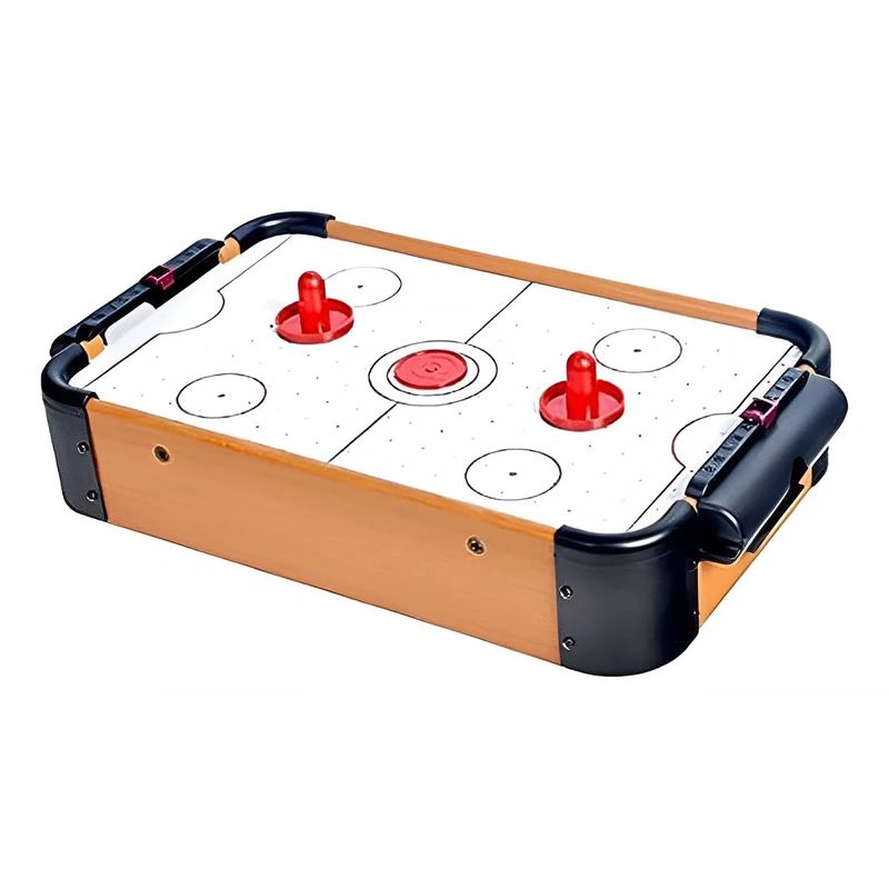 JUGANDO Y EDUCANDO - Juego De Mesa Air Hockey Portátil Para Niños Adultos