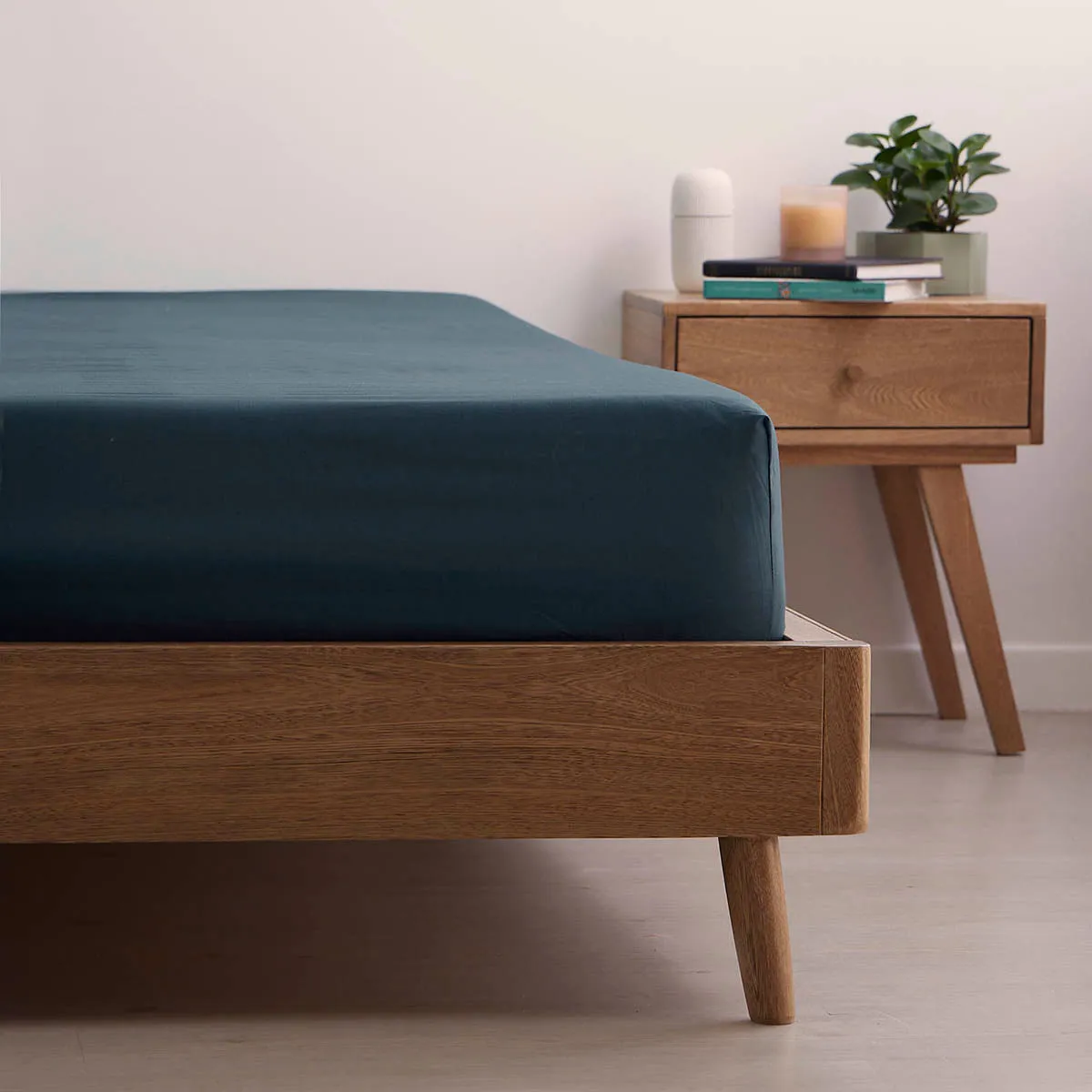 DISTRIHOGAR - Sábana Ajustable Mix And Match 150 Hilos Azul King