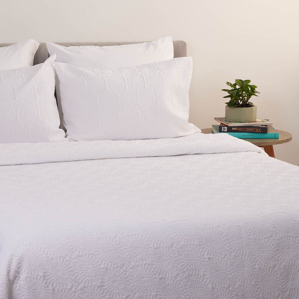 DISTRIHOGAR - Cover Duvet Microfibra Blanco Extradoble