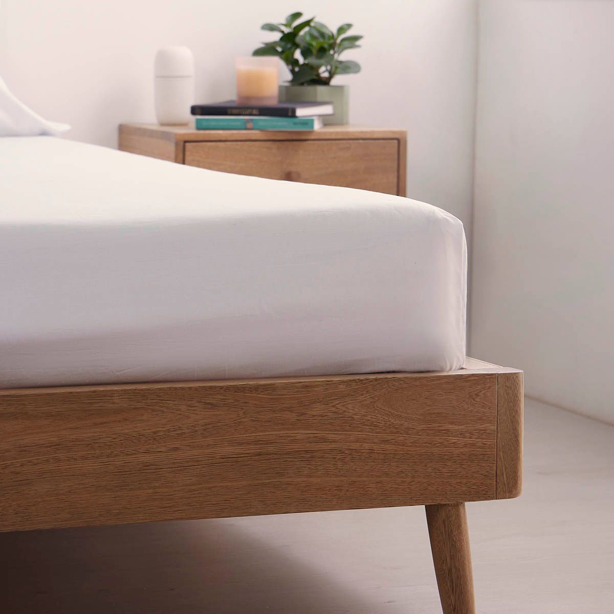 DISTRIHOGAR - Sábana Ajustable Mix And Match 150 Hilos Blanco King