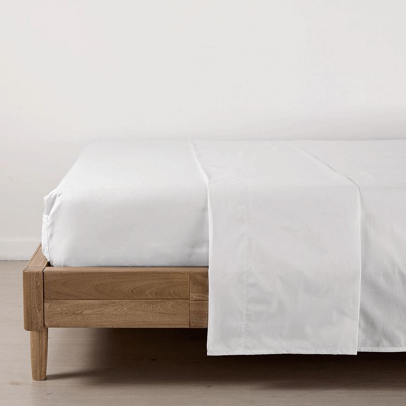 DISTRIHOGAR - Sábana Plana Mix And Match 150 Hilos Blanco King