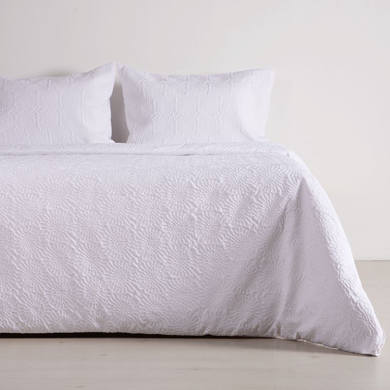 DISTRIHOGAR - Cover Duvet Microfibra Blanco King