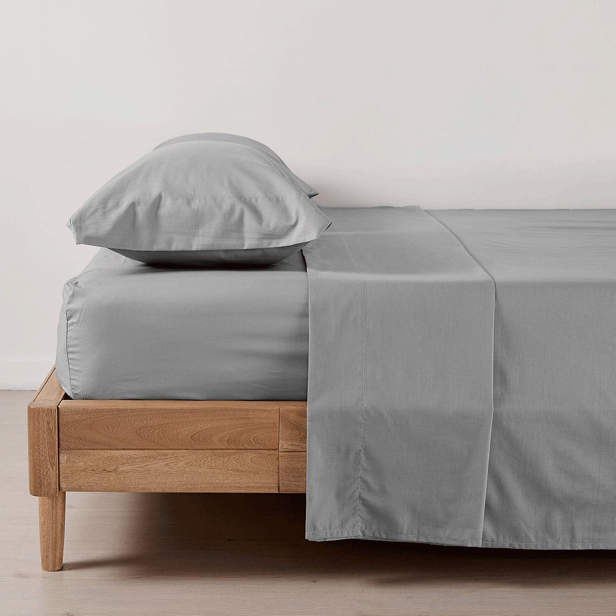 DISTRIHOGAR - Juego De Sábanas Mix And Match 150 Hilos Gris Semidoble