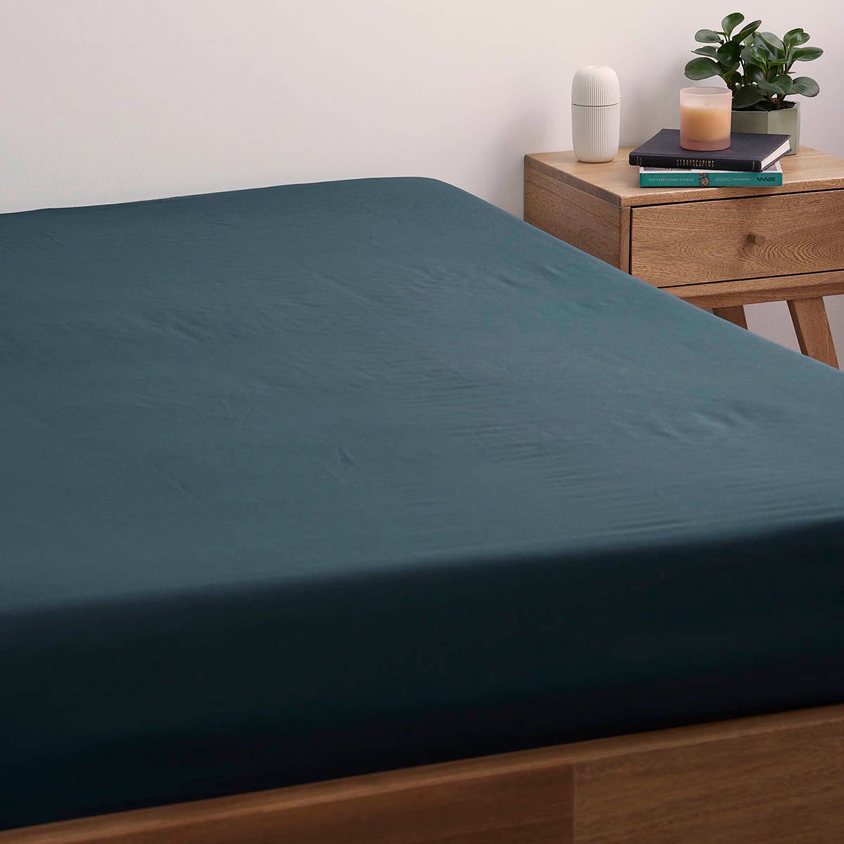 DISTRIHOGAR - Sábana Ajustable Mix And Match 150 Hilos Azul Extradoble