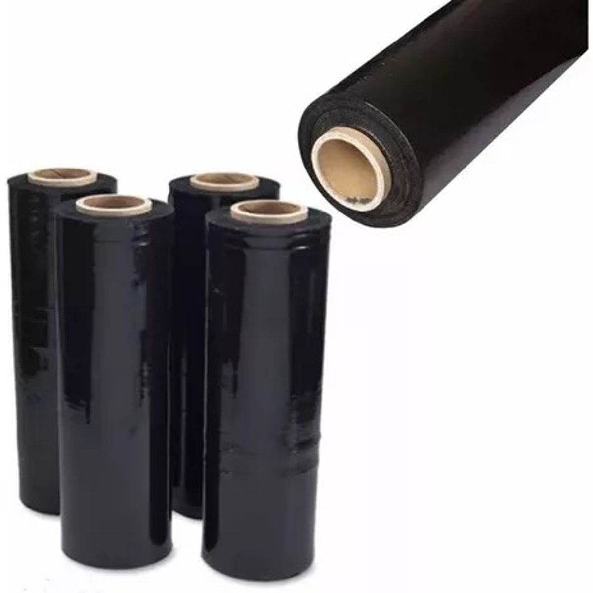 GENERICO - Vinipel Industrial Stretch Negro Embalar Mudanza 50cmx500mts